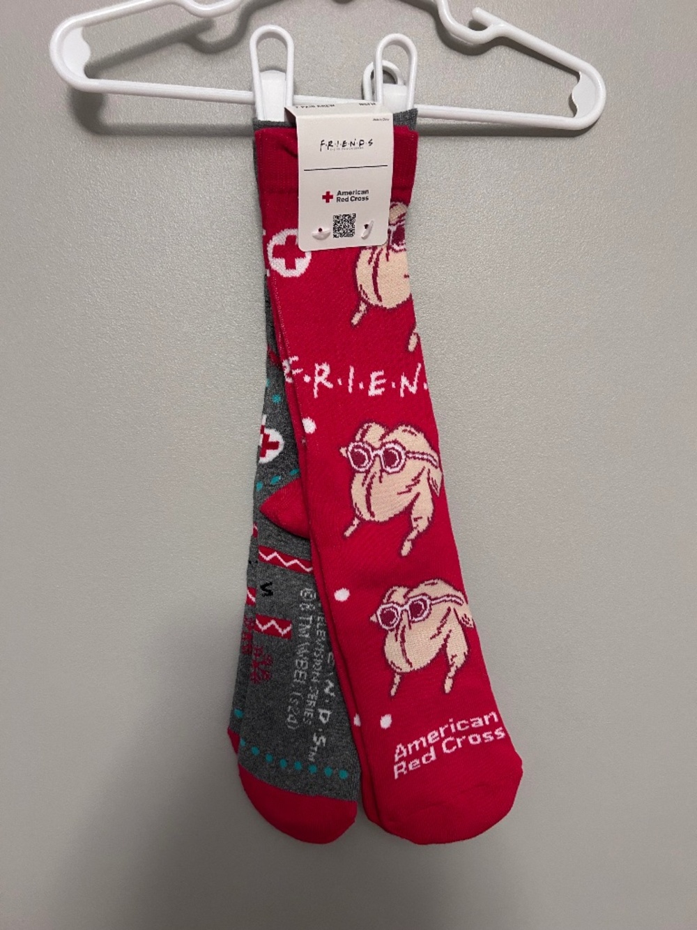 2 pair “Friends” socks